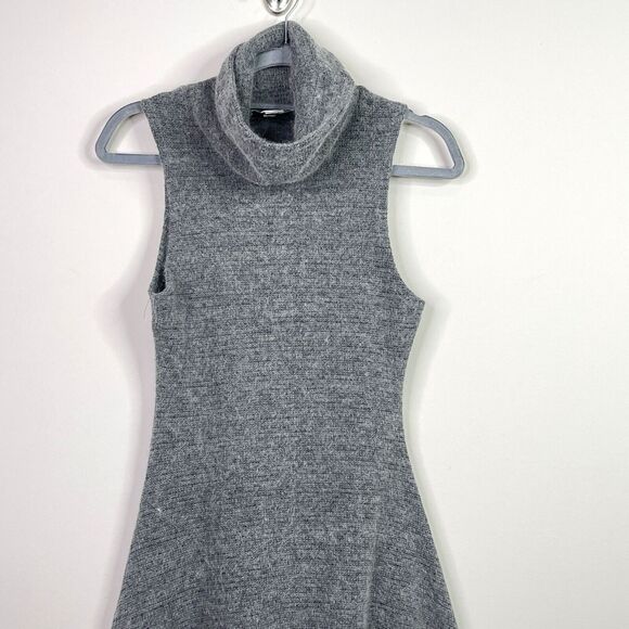 J.O.A. Revolve Angora Blend Sleeveless Turtleneck Sweater Dress Size Small - Picture 4 of 8